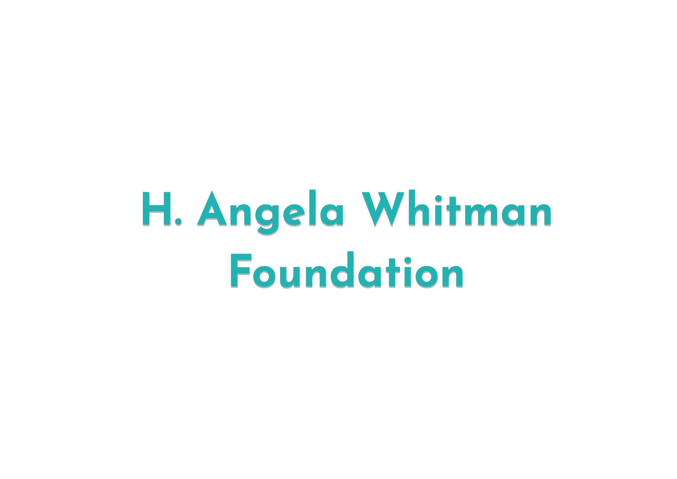 H. Angela Whitman Foundation